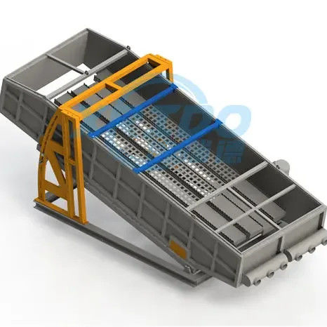 Máquina de filtragem de ressonância de separador balístico para gestão de resíduos em bebidas alimentares