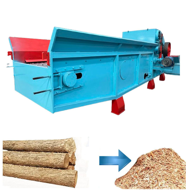 110KW 8-10tph Motor Diesel Biomassa Pellet Plant Tambor Triturador de Ramos de Madeira Chips Chipper Triturador com bom