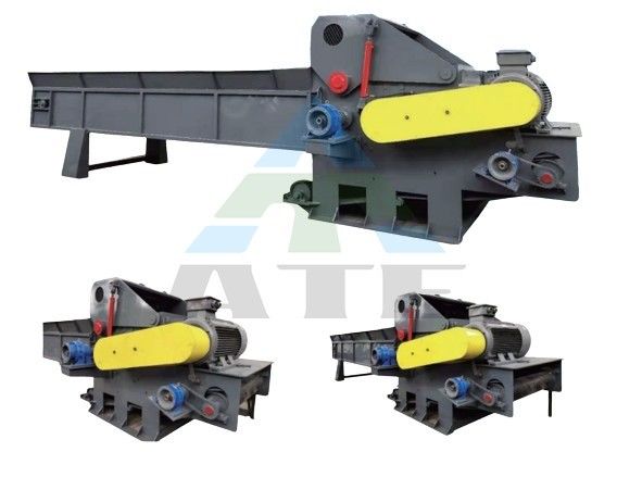 A máquina avançada de triturador de tambor de madeira produz serragem a partir de troncos com uma taxa de alcançamento padrão superior a 95%