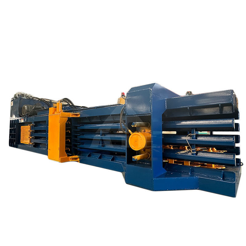 Máquina de embalagem horizontal para lixo Resíduos de plástico latas garrafas Cartões