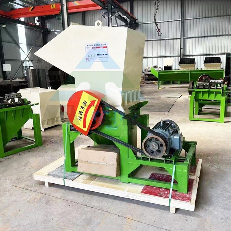 Reciclagem de resíduos de garrafas de plástico com capacidade de 300-350 kg/h Máquina trituradora de eixo único