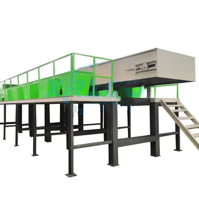 Plataforma de triagem manual de quatro posições para máquinas de tratamento de resíduos na mineração de energia