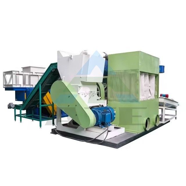 600 Modelo Granulador de fios de cobre Máquina de reciclagem Solução para fios elétricos de resíduos