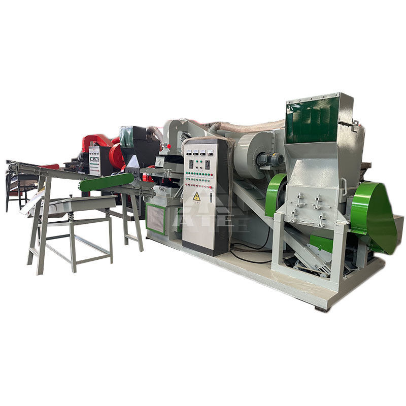 Máquina de reciclagem de fios de cobre de capacidade de 300-500 kg/h para granulador automático de cabos