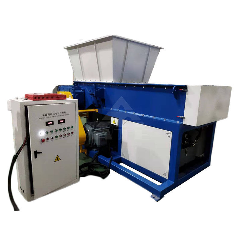5-100 kg/h Capacidade de produção Triturador de eixo único para cartão ondulado e plásticos