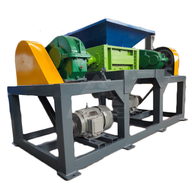200-2200mm Tamanho de entrada Triturador automático de eixo duplo para plásticos e sucata de metal