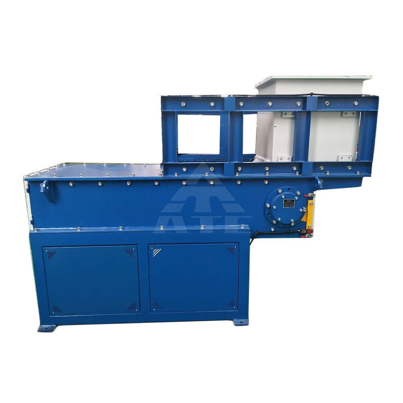 300-500 kg/h Capacidade de produção Mini triturador de borracha de plástico de cartão de eixo único