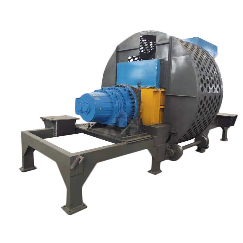 Produto final de partículas de borracha triturador de pneus de eixo duplo para a desintegração de resíduos de pneus