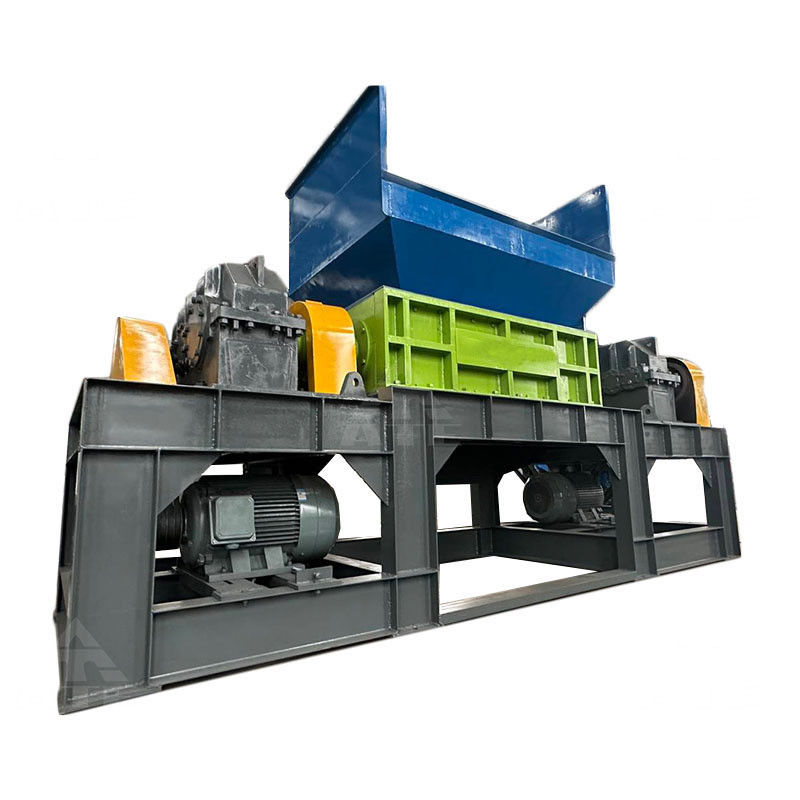 Máquina de trituração de garrafas de vidro de plástico