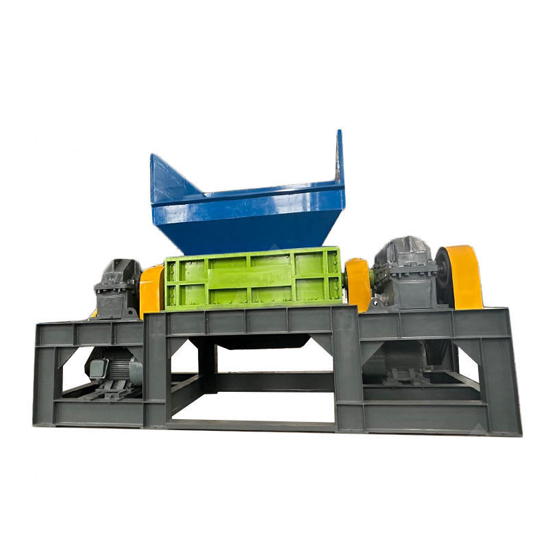 Produto final 1-10 Cm Máquina de trituração de aço em duplo eixo pesada para obras de construção